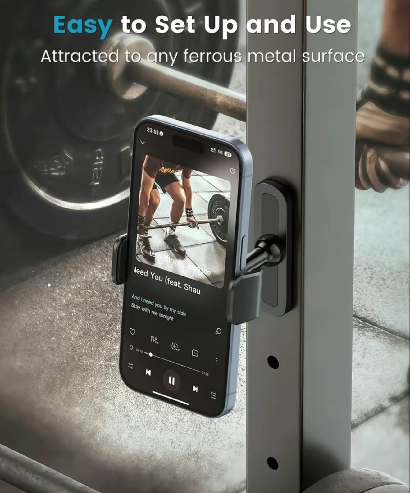 SUPPORT MAGNÉTIQUE POUR TÉLÉPHONE