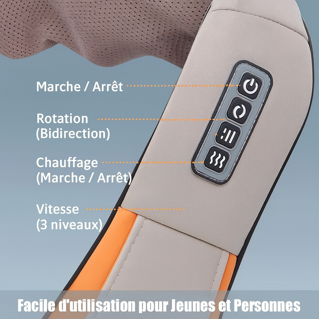 MASSAGE DE SHIATSU MULTIFONCTIONNEL