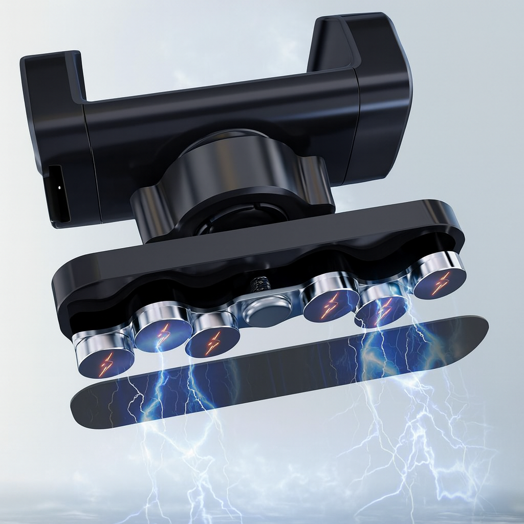 SUPPORT MAGNÉTIQUE POUR TÉLÉPHONE